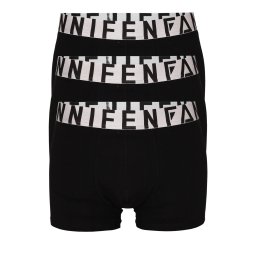 Fannifen bavlněné pánské boxerky krátká nohavička FG5283 3bal. L černá