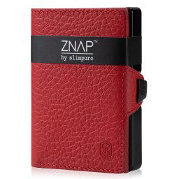Slimpuro ZNAP, tenká peněženka, 12 karet, kapsa na mince, 8,9 × 1,8 × 6,3 cm (Š × V × H), RFID ochrana