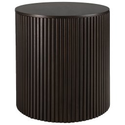 Ethnicraft designové odkládací stolky Mahogany Roller Max Round Side Table