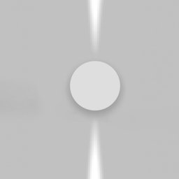 Artemide venkovní nástěnné svítidlo Effetto Round 2 úzké paprsky 7 W 3000K