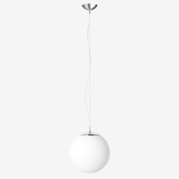 LUCIS závěsné svítidlo POLARIS ZL 25,5W LED 4000K sklo chrom opál ZL1.P2.400.80