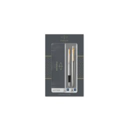 Parker Jotter Stainless Steel GT sada plnicí pero a kuličková tužka 1501/1563257