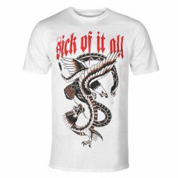 tričko pánské SICK OF IT ALL - EAGLE - WHITE - PLASTIC HEAD - PH11388