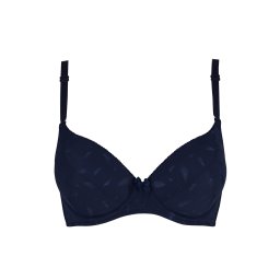 Linaise Lisbet Blue luxusní podprsenka s kosticemi 1711 85C tmavě modrá