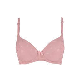 Linaise Lisbet Rose luxusní podprsenka s kosticemi 1711 90D světle růžová