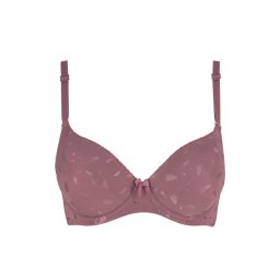 Linaise Lisbet Rose luxusní podprsenka s kosticemi 1711 90D tmavě růžová