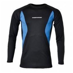 Hokejové ribano Sherwood Clima Plus Loose Fit LS Shirt JR JR S - VÝŠKA POSTAVY 127 - 140CM
