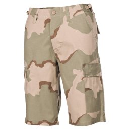 Kraťasy US střih BDU rip-stop 3-COL DESERT vel. M