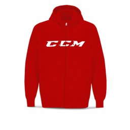 Hokejová mikina CCM Fullzip CVC Hoody SR SR S = výška postavy 165 - 175cm
