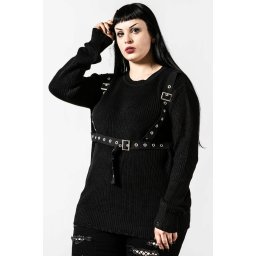 svetr unisex KILLSTAR - Spirit World Knit - Black - KSRA004177