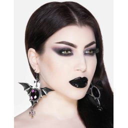 náušnice KILLSTAR - Evil Intentions - Silver - KSRA004105