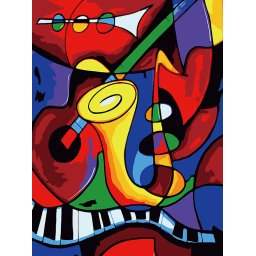 Gaira® Malování podle čísel Music M5039