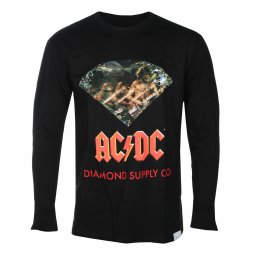 tričko pánské s dlouhým rukávem DIAMOND X AC/DC - BLK_C20DMPC502