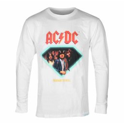 tričko pánské s dlouhým rukávem DIAMOND X AC/DC - Highway To Hell - White - WHT_C20DMPC500