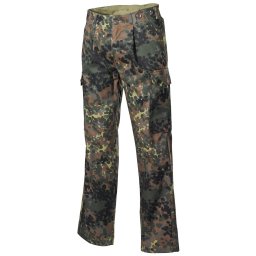 Kalhoty polní BW TL německé maskovaní FLECKTARN 5 barev vel. 7