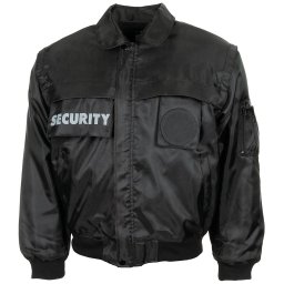 Bunda SECURITY ČERNÁ vel. XXL