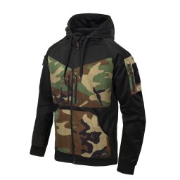 Mikina ROGUE ČERNÁ/US WOODLAND vel. S