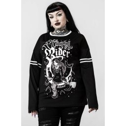 tričko unisex s dlouhý rukávem KILLSTAR - Nightrider - Black - KSRA004280