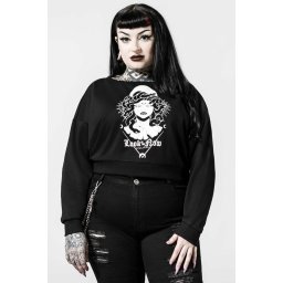 svetr dámský KILLSTAR - Medusa Slouchy - Black - KSRA004289