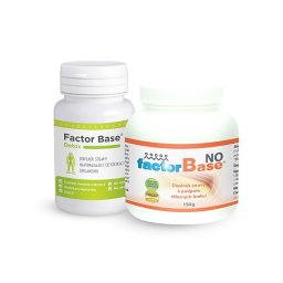 Factor Base Detox 60 tbl. / Factor Base NO 150 g | Sada pro pročištění a regeneraci organismu
