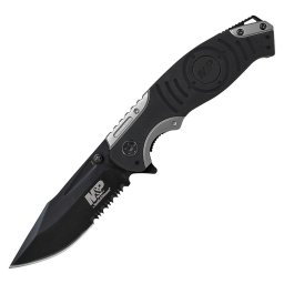 Smith & Wesson nůž zavírací SWMP13GS kombinované ostří ČERNÝ