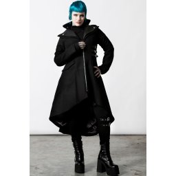 kabát dámský KILLSTAR - Act Of War - Black - KSRA004034