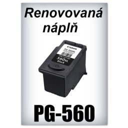 SuperNakup - Náplň do tiskárny Canon - PG-560 XL - black - renovovaná
