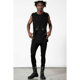 tílko unisex KILLSTAR - Overtaker - Black - KSRA004696