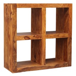 indickynabytek.cz - Knihovna Gani 90x90x35 z indického masivu palisandr / sheesham
