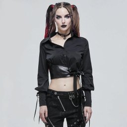 košile dámská s dlouhým rukávem DEVIL FASHION - SHT075