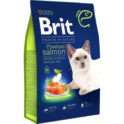 Brit Premium Cat By Nature Sterilised Salmon 800 kg