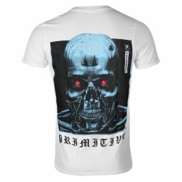 tričko pánské PRIMITIVE x Terminator - Machine - white - papho2134-wht
