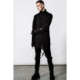 svetr unisex KILLSTAR - Placebo Knit - Black - KSRA004420