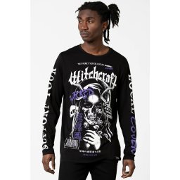 tričko pánské s dlouhým rukávem KILLSTAR - Local Coven - Black - KSRA004611