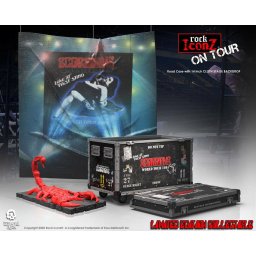 dekorace Scorpions - Rock Ikonz On Tour World Tour 1984 Road Case Statue + Stage Backdrop - KNUCKLEBONZ - KBSCORPCASE100