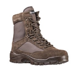 Boty TACTICAL se zipem YKK HNĚDÉ vel. US 9