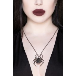 obojek KILLSTAR - Arachna Morte - Silver - KSRA004505