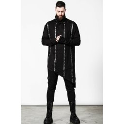 mikina unisex KILLSTAR - Total Stud Ribbed - Black - KSRA004684