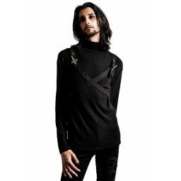 svetr pánský KILLSTAR - Cross The Line - Black - KSRA004093