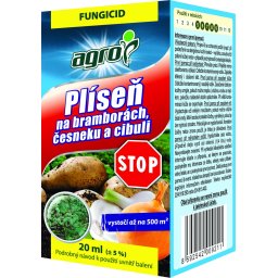 AGRO Plíseň na bramborách, česneku a cibuli STOP 20 ml 017339