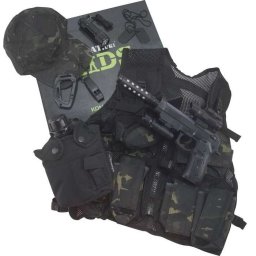KOMBAT set JUNIOR dětský SPECIAL FORCES 7 dílů BTP BLACK