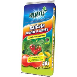 AGRO Substrát pro rajčata, papriky a okurky 40 + 5 l ZDARMA 00124A