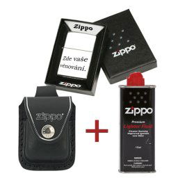 Dárková sada Zippo s věnováním zdarma