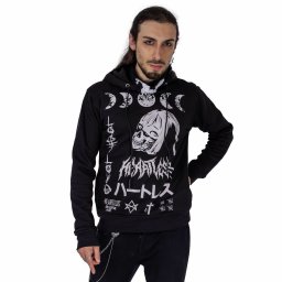 mikina unisex HEARTLESS - LOST LOVE - BLACK - POI1057