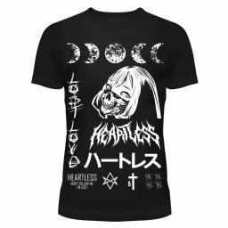 tričko dámské HEARTLESS - LOST LOVE - BLACK - POI1076