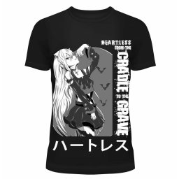 tričko dámské HEARTLESS - CRADLE - BLACK - POI1095