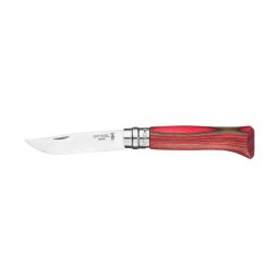 Opinel VRI N°08 Inox Red Laminated Birch