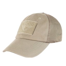 S.T. CONDOR čepice OPERATOR MESH s velcro panely KHAKI