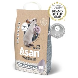 Asan Pet Silver - stelivo pro hlodavce a králíčky 10 l