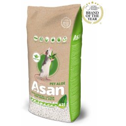 Asan Pet Aloe - stelivo pro hlodavce a králíčky 42 l